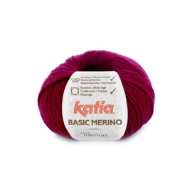 Katia Basic Merino - 24 Donker Fuchsia