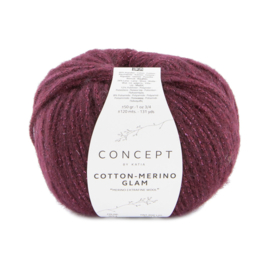 Katia Concept - Cotton-Merino Glam 304 Bordeauxrood