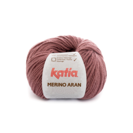 Katia Merino Aran 84 - Donker Bleekrood