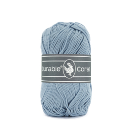 Durable Coral Katoen - 289 Blue Grey