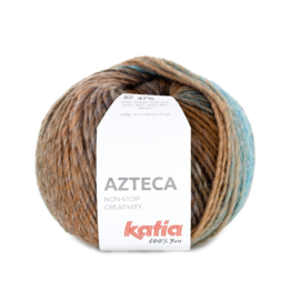 Katia Azteca 7889 Bruin - Blauw - Ecru