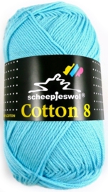 Cotton 8 - 622 Licht Turquoise