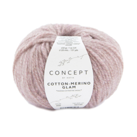 Katia Concept - Cotton-Merino Glam 300 Kauwgom Roze