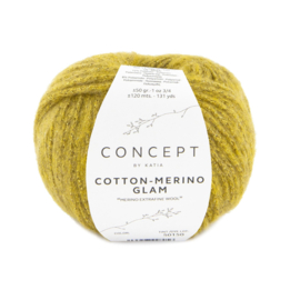 Katia Concept - Cotton-Merino Glam 302 Mosterd Geel