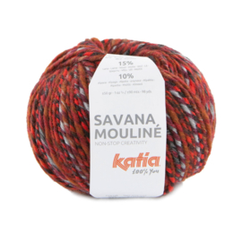 Katia Savana Mouline 209 Rood - Grijs - Zwart