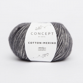 Katia Concept - Cotton-Merino 107 Donker Grijs