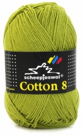 Cotton 8 - 669 Olijf Groen