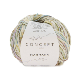 Katia Concept - Marmara 103 Pastelblauw - Zeer Licht Groen - Lichtroze - Pastelgeel