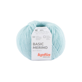 Katia Basic Merino - 93 Zeer Licht Blauw - Licht Hemelsblauw