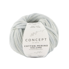 Katia Concept - Cotton-Merino Volume 212 Zeer Licht Blauw