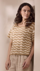 ROWAN Cotton Cashmere gehaakte Trui Cordelle