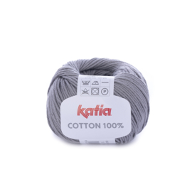 Katia Cotton 100% - 15 Medium Grijs