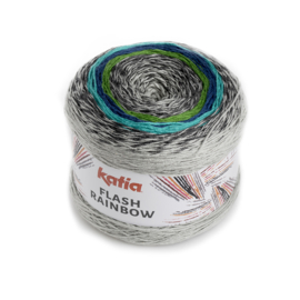 Katia Flash Rainbow - 103 Grijs-Blauw-Groen