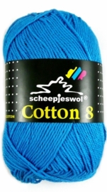 Cotton 8 - 563 Aqua Blauw