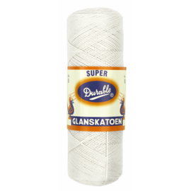 Durable Glanskatoen 08 - 009 Wit