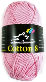 Cotton 8 - 718 Licht Roze