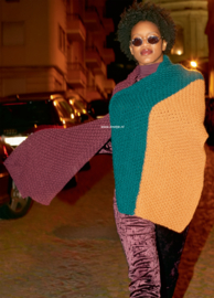 LANG Yarns Wooladdicts Earth Stola