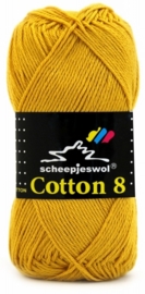 Cotton 8 - 722 Oker Geel