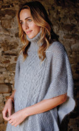 ROWAN Kidsilk Haze en Fine Lace Poncho Rakki