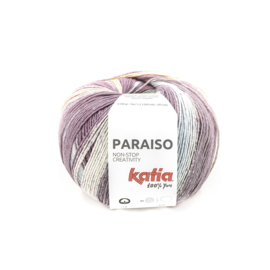 Katia Paraiso - 105 Beigerood - Waterblauw - Parelmoer - Lichtviolet