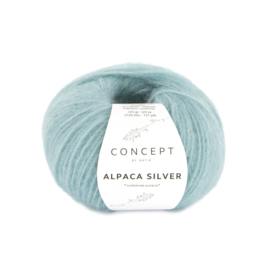 Katia Concept - Alpaca Silver - 279 Turquoise - Zilver