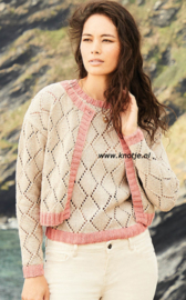ROWAN Cotton Cashmere Vest Hepburn enof Trui Tracy