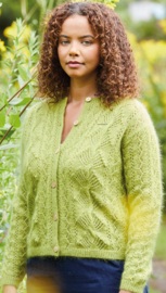 Rowan Fine Lace en Kidsilk Haze Vest Begonia
