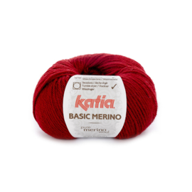 Katia Basic Merino - 22 Wijnrood