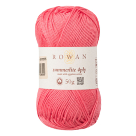 Rowan Summerlite 4ply - 442 Coral Blush