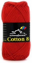 Cotton 8 - 510 Rood