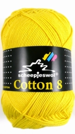 Cotton 8 - 551 Kanarie Geel