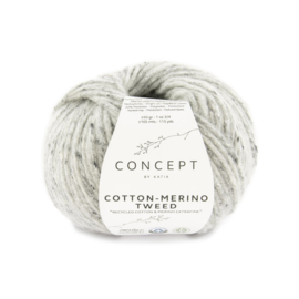 Katia Concept - Cotton-Merino Tweed 506 Grijs
