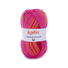 Katia Menfis Color - 100 Koraal - Oranje
