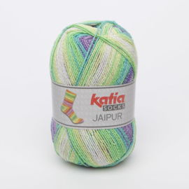 Katia Jaipur Socks - 53 Lila-Groen