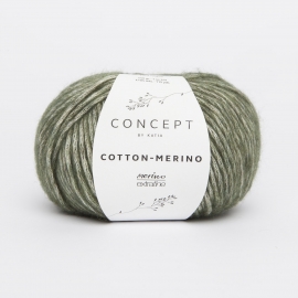 Katia Concept - Cotton-Merino 122 Bleek Groen