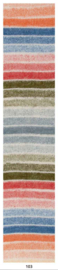 Katia Fair Cotton Infinity - 103 Blauw - Wijnrood - Bezem Geel - Donker Groen