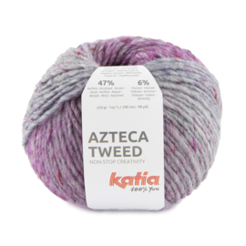 Katia Azteca Tweed 306 Blauw - Parelachtig Paars - Grijs