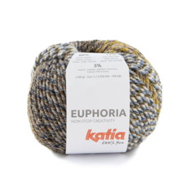 Katia Euphoria 502 Kaki - Blauw - Zwart