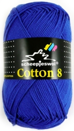 Cotton 8 - 519 Kobalt Blauw