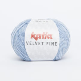 Katia Velvet Fine - 205 Licht hemelsblauw