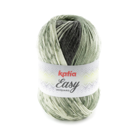 Katia Easy Jacquard - 307 Licht groen-Kaki-Dennegroen