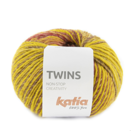 Katia Twins - 159 Mosterdgeel - Leembruin