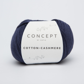 Katia Cotton Cashmere - 62 Donker blauw