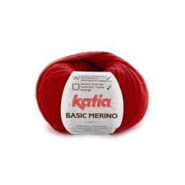 Katia Basic Merino - 21 Robijnrood