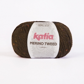 Katia Merino Tweed - 408 Donker Bruin