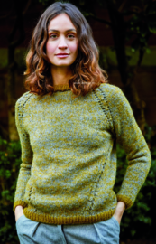 ROWAN Alpaca Classic en Felted Tweed Trui Hamilton