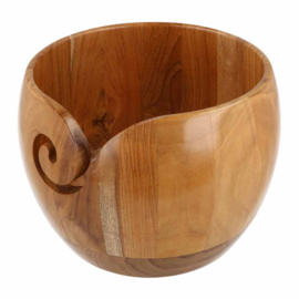 Scheepjes Yarn bowl teakhout (groot)
