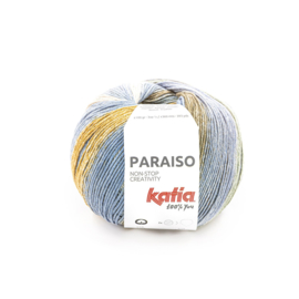 Katia Paraiso - 104 Kaki - Beige - Blauw