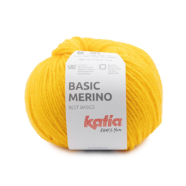 Katia Basic Merino - 96 Verkeersgeel