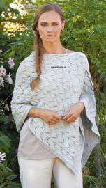 ROWAN Summerlite 4ply Poncho Delphine